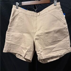 Nautica‎ Women's size 12 Tan Kahki Jean Shorts with 5” inseam